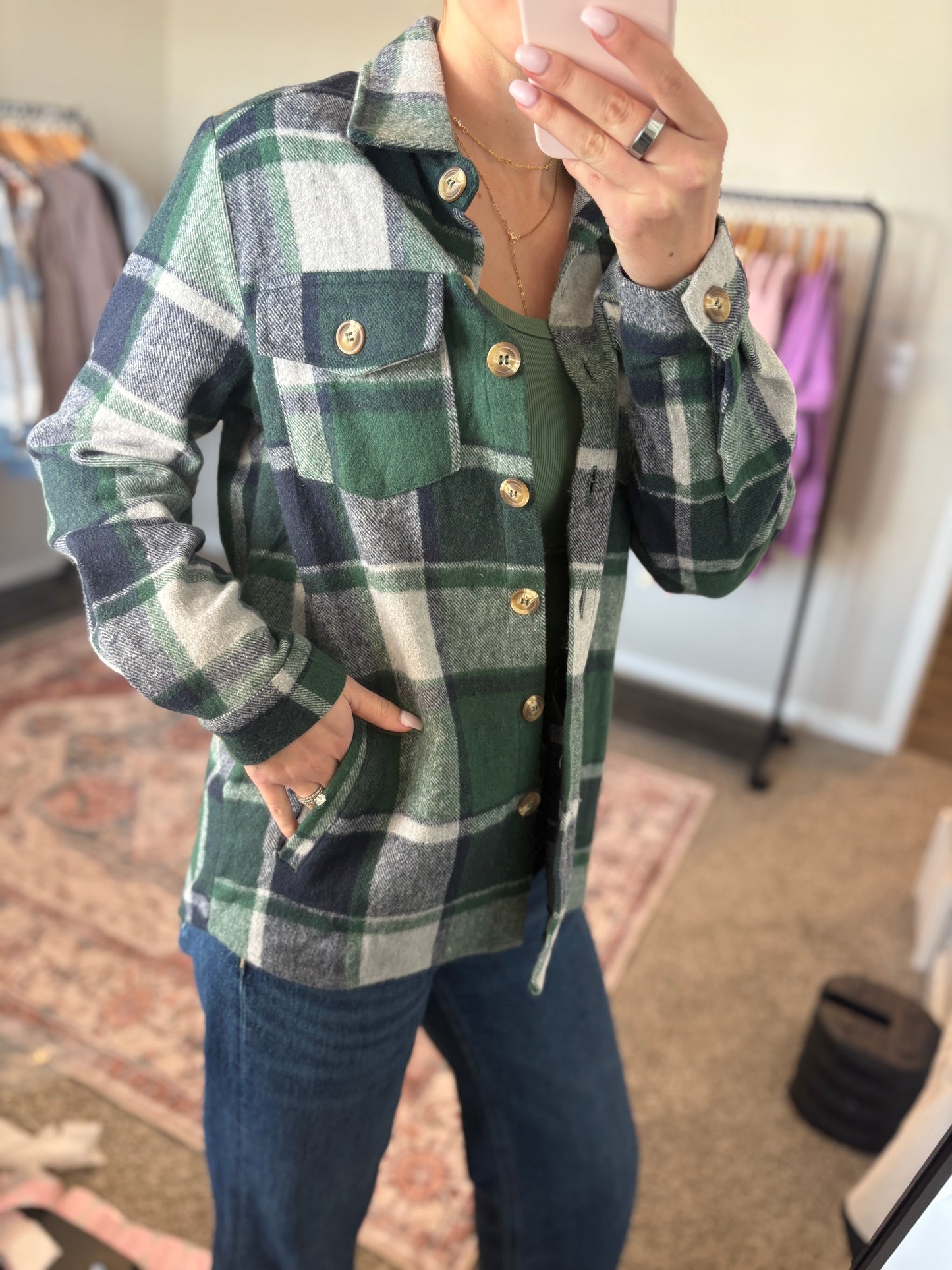 Plaid Flannel Shacket