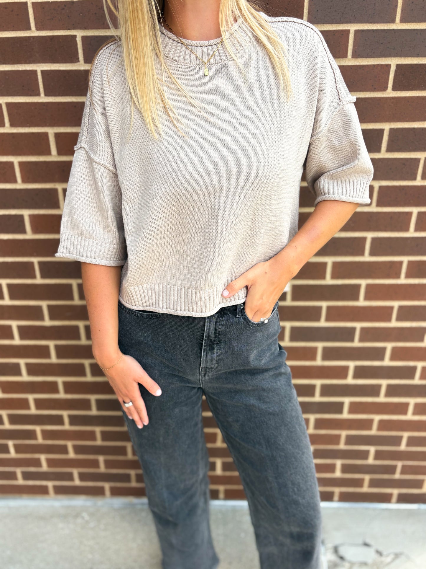 Seam Detail Top