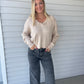 Taupe Ribbed Sweater