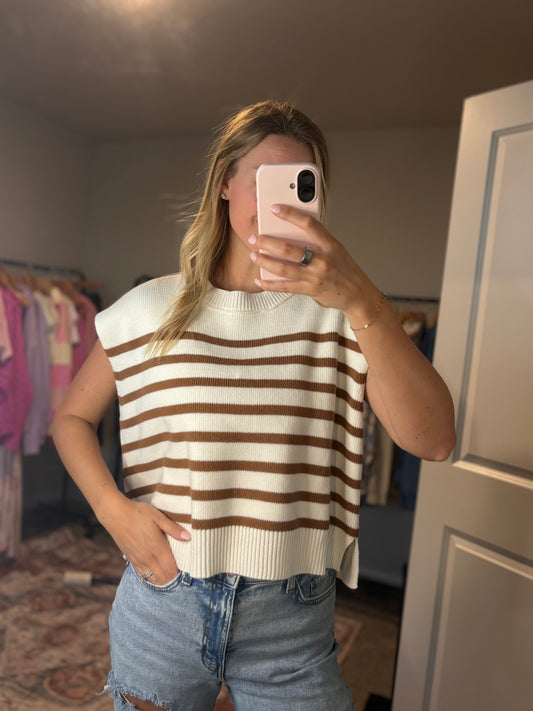 Mocha Sweater Vest