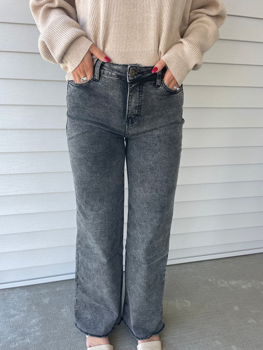 Black Wide Leg Jeans