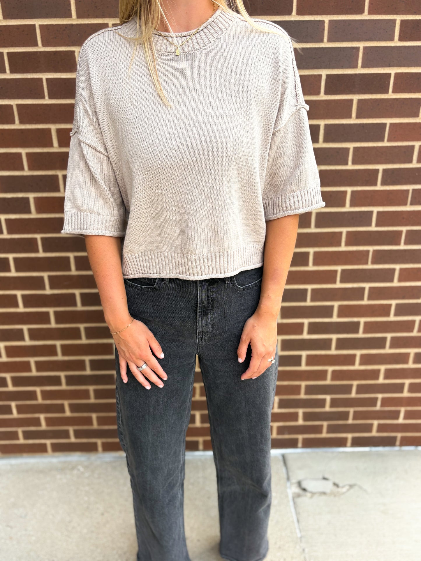Seam Detail Top