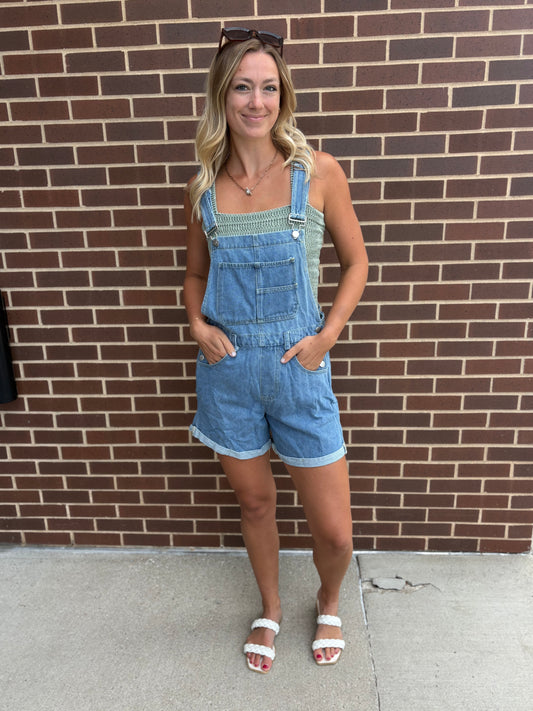 Denim Overalls