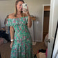 Light Green Floral Dress