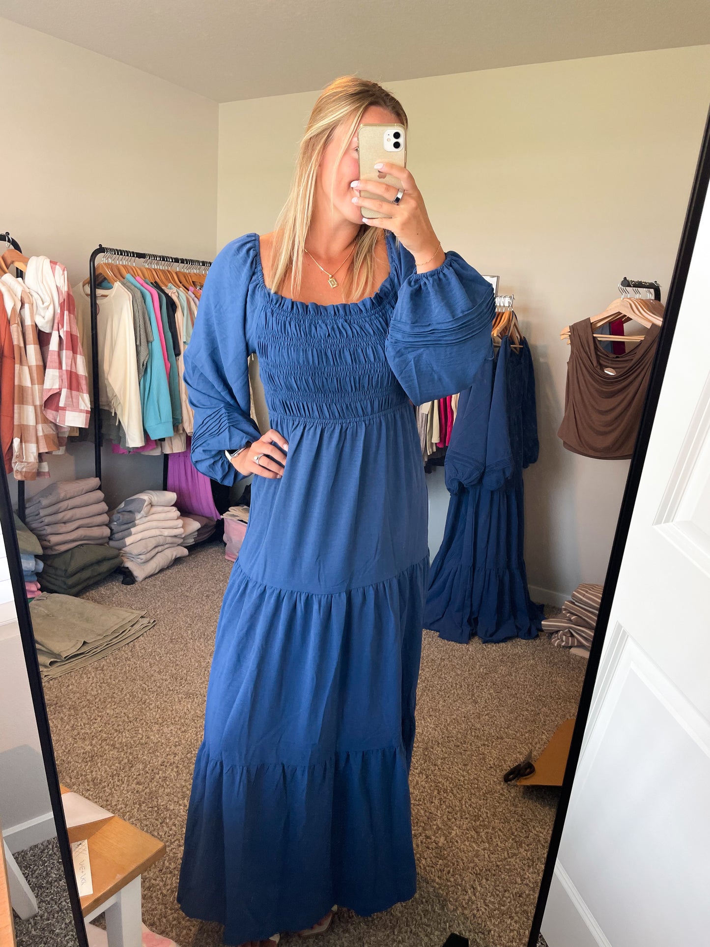 Navy Maxi Dress