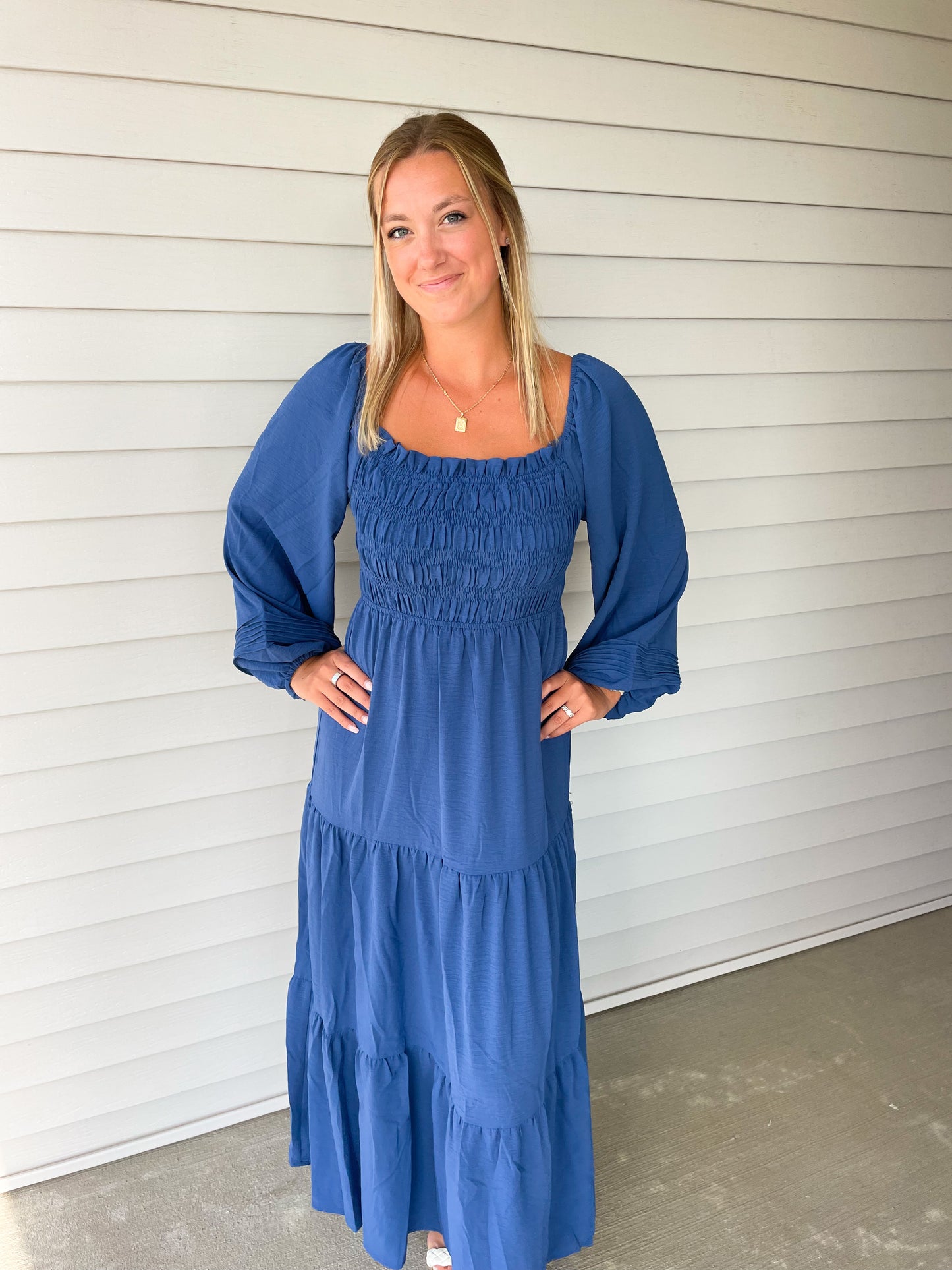 Navy Maxi Dress