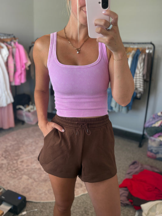 Ribbed Seamless Tank