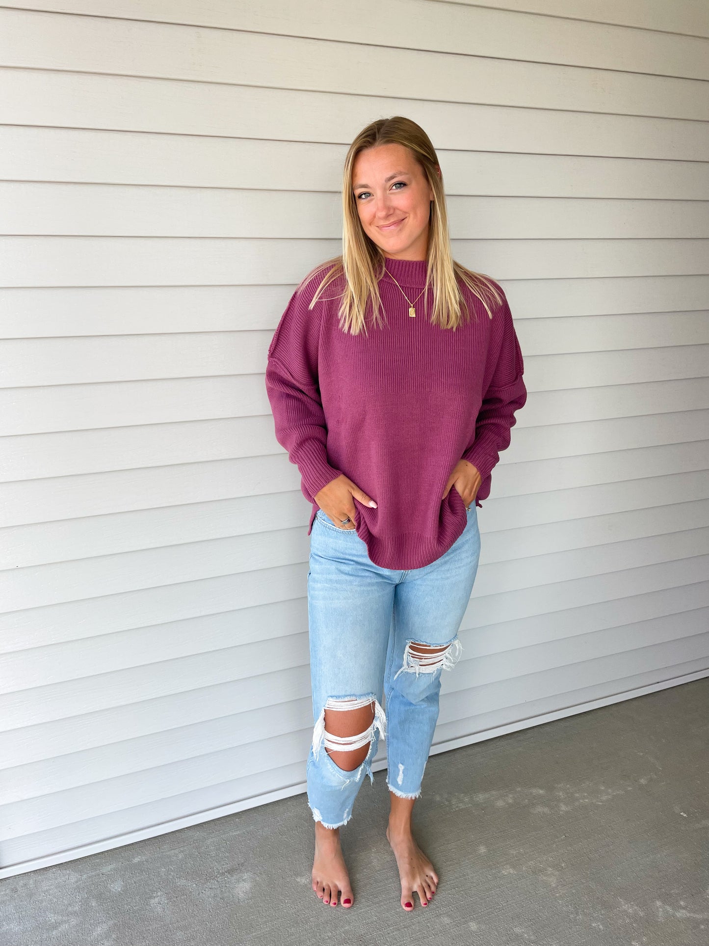 Mauve Sweater