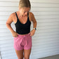 Black Cropped Tank