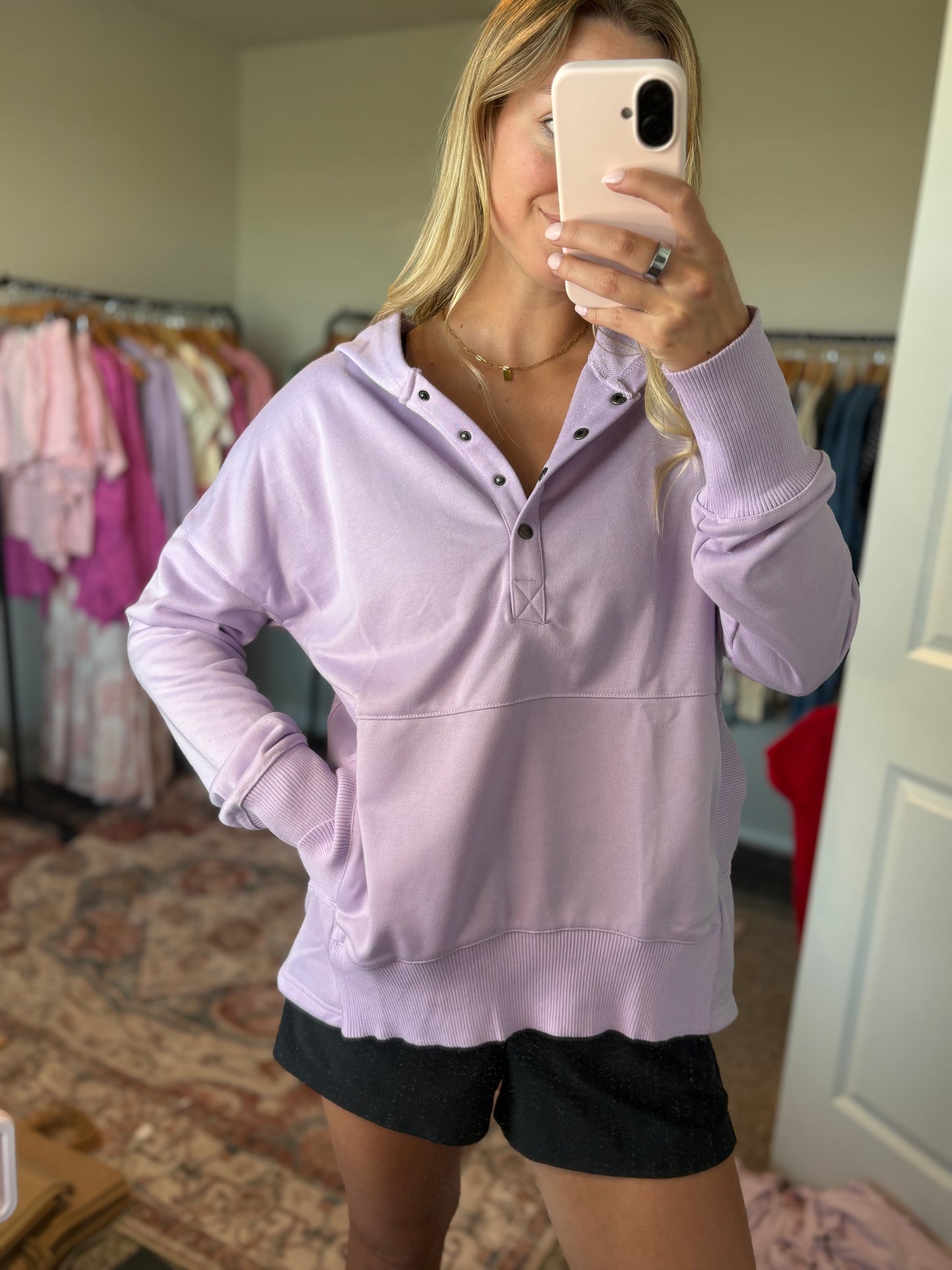 Half Button Pullover