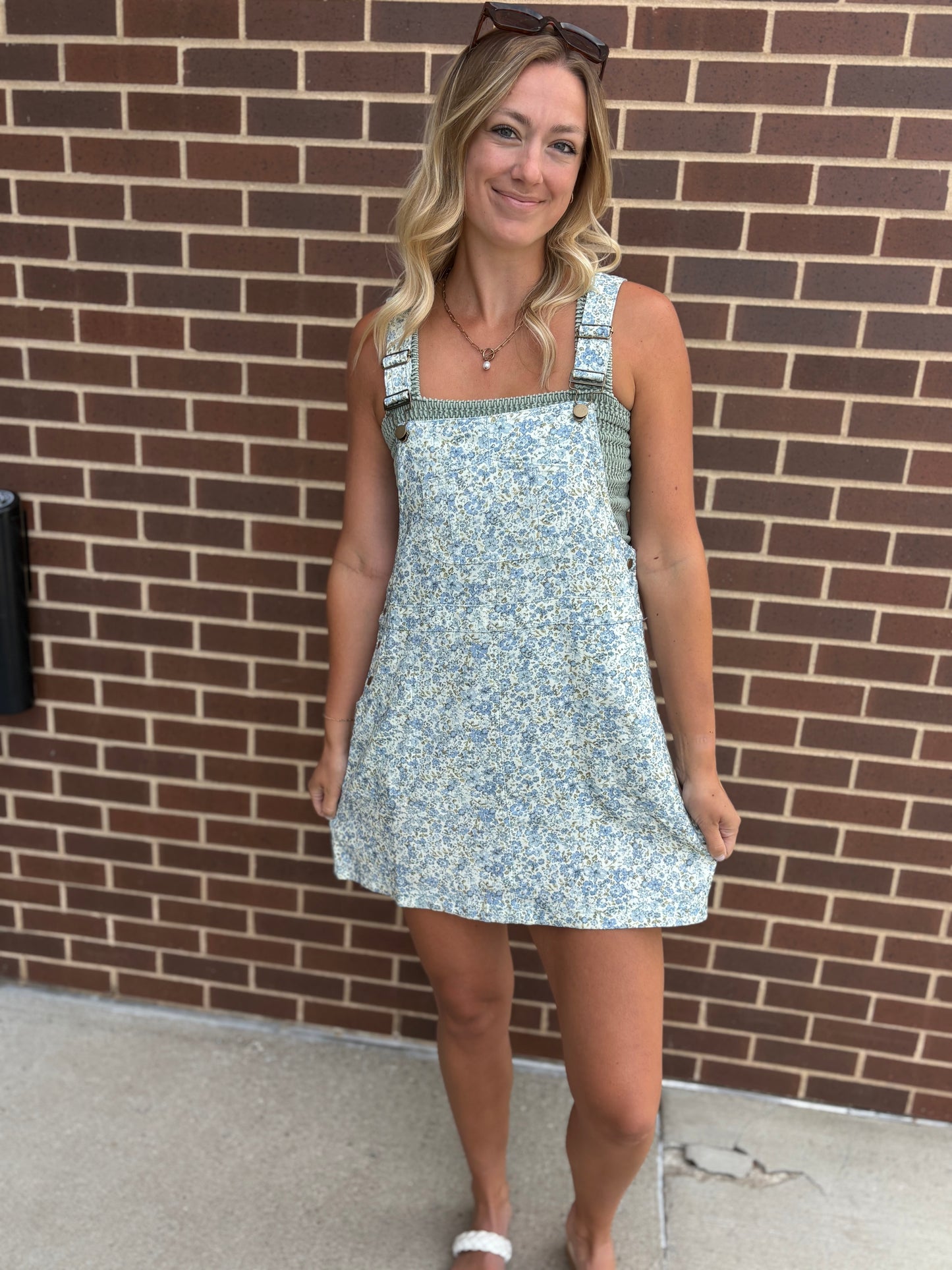 Floral Overall Dress