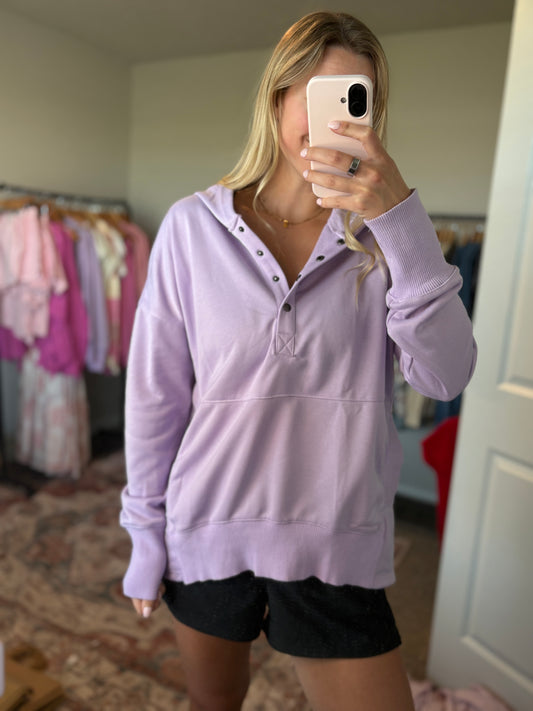 Half Button Pullover