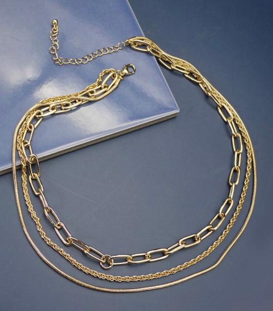 Multi-Layer Chain Necklace