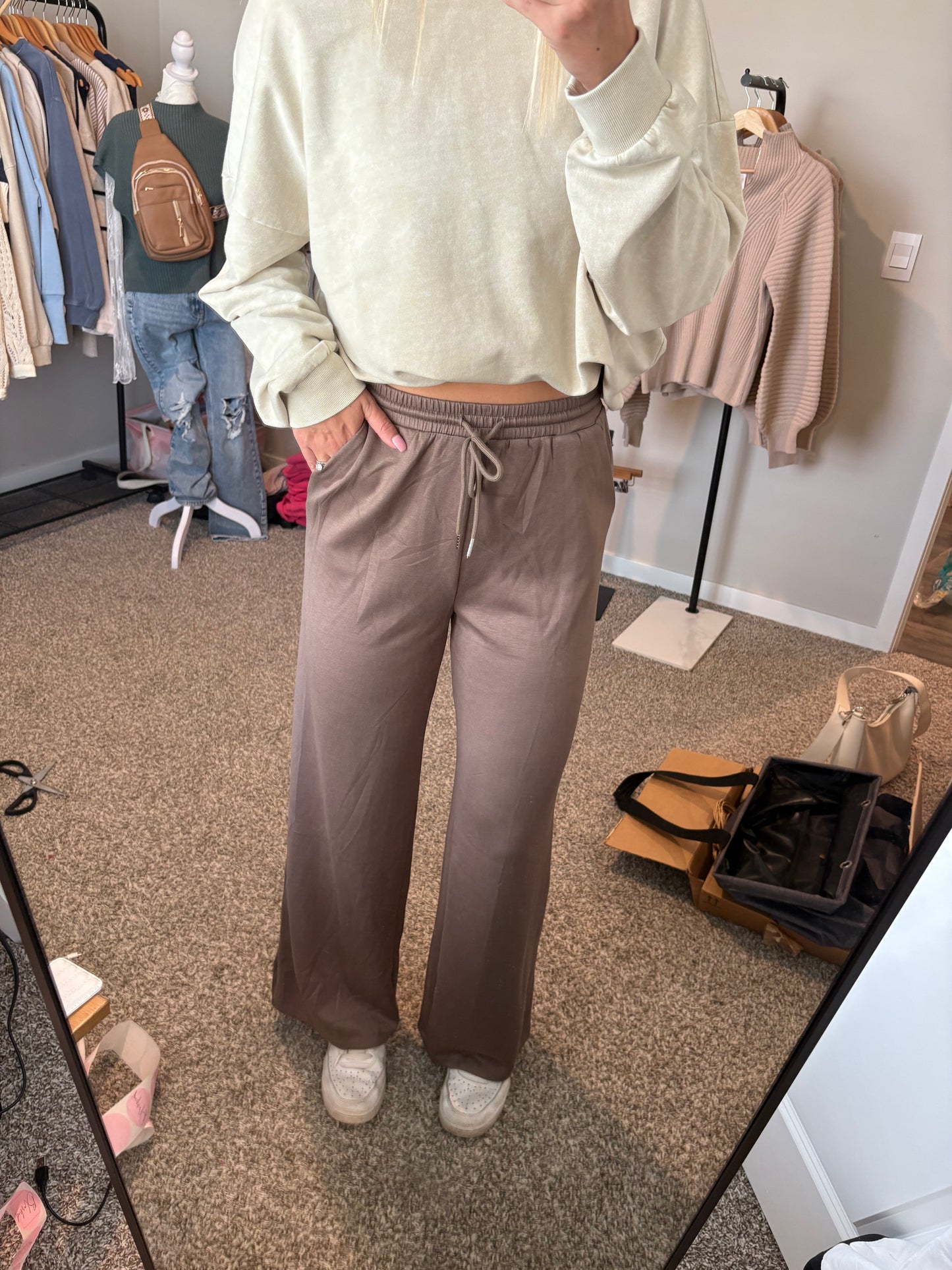 Flowy Mocha Pants