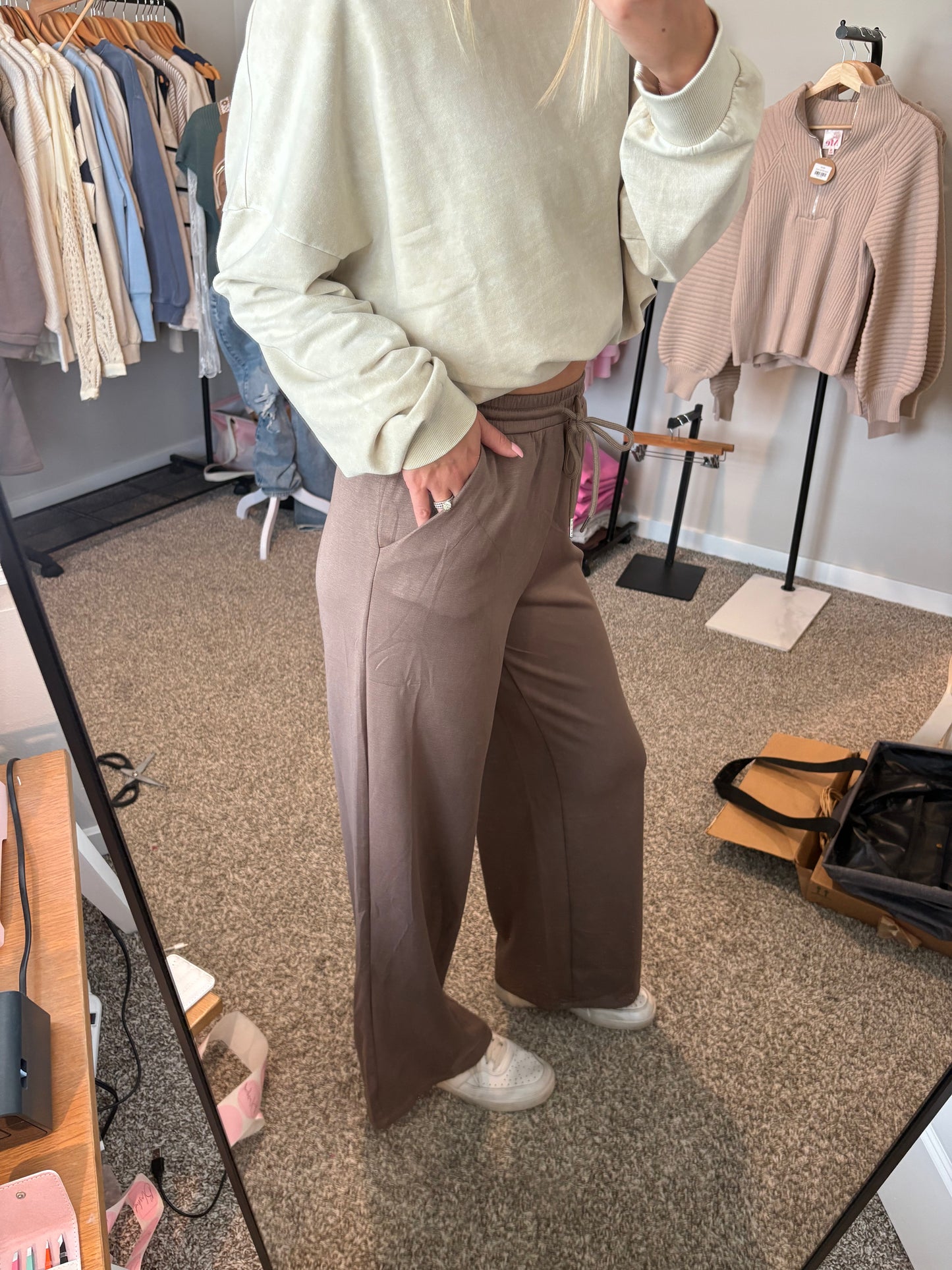 Flowy Mocha Pants