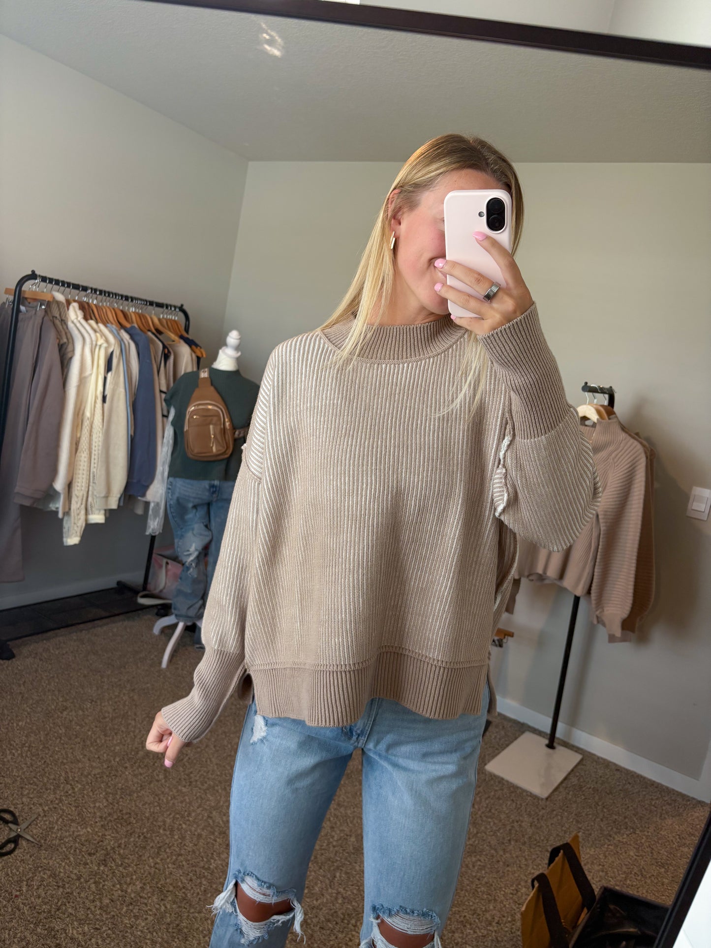 Two-Tone Sweater