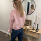 Pink Two-Tone Sweater