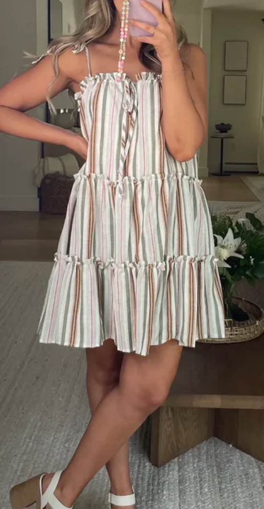 Ruffle Mini Dress