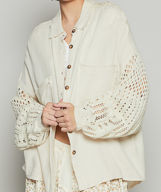 Crochet Button Up
