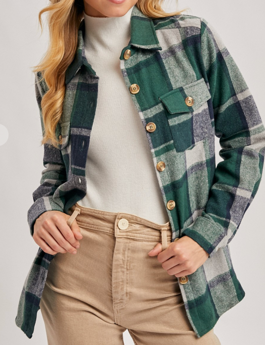 Plaid Flannel Shacket