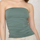 Hunter Green Strapless Top
