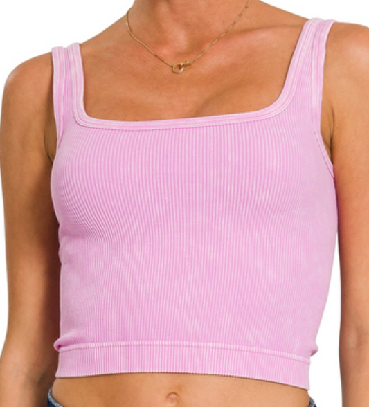 Ribbed Seamless Tank