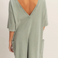 Sage Mineral Washed Romper