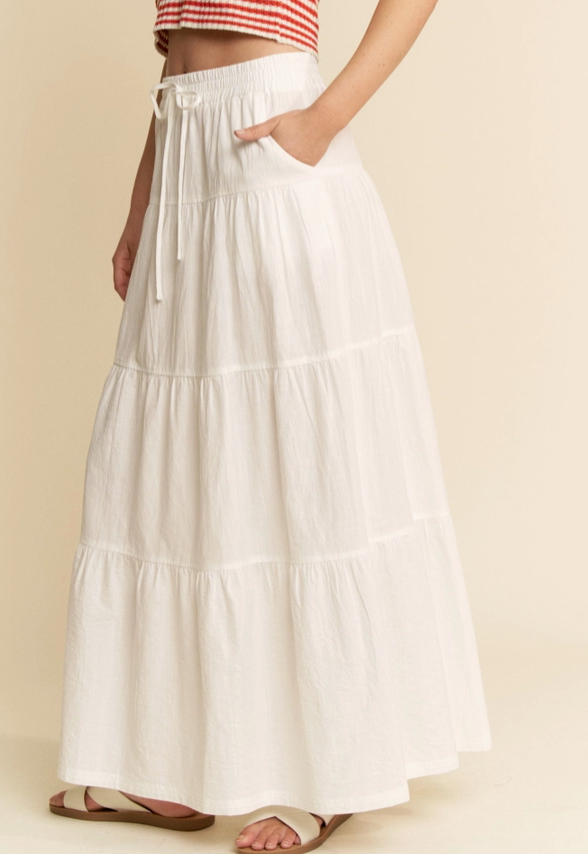 Linen Maxi Skirt
