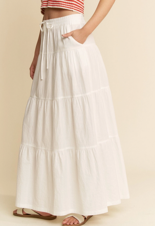 Linen Maxi Skirt