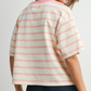 Ivory/Pink Stripe Tee