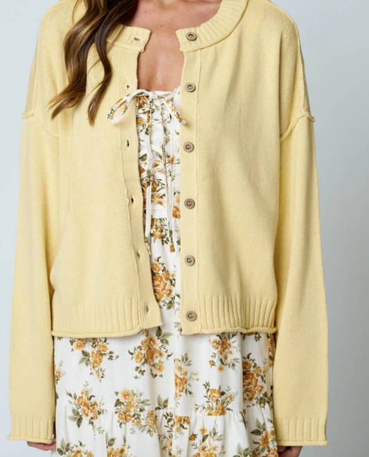 Yellow Cardigan