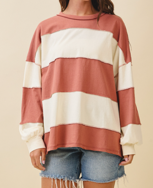 Contrast Panel Shirt