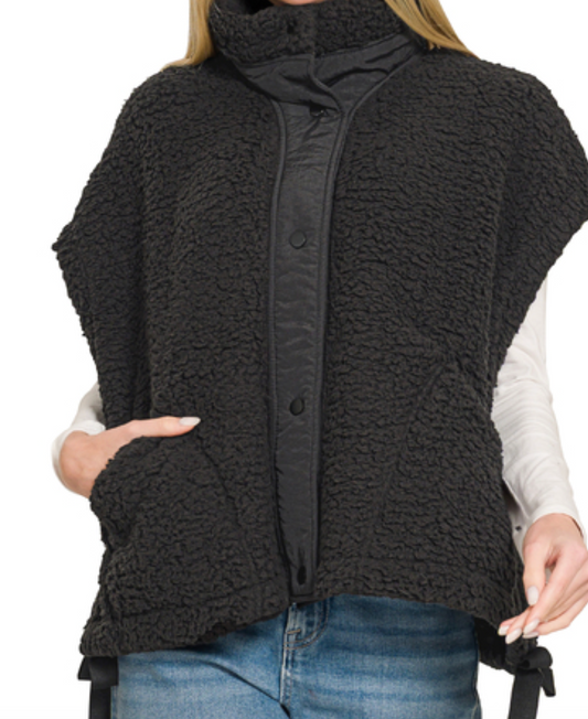 Oversized Faux Fur Vest