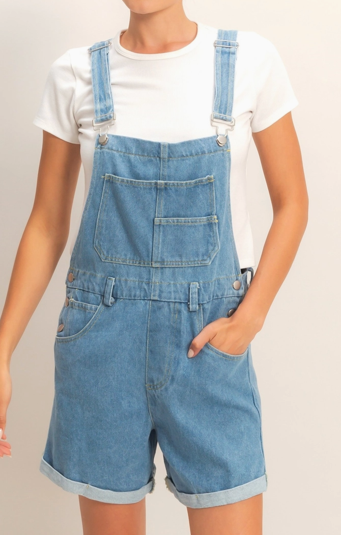 Denim Overalls